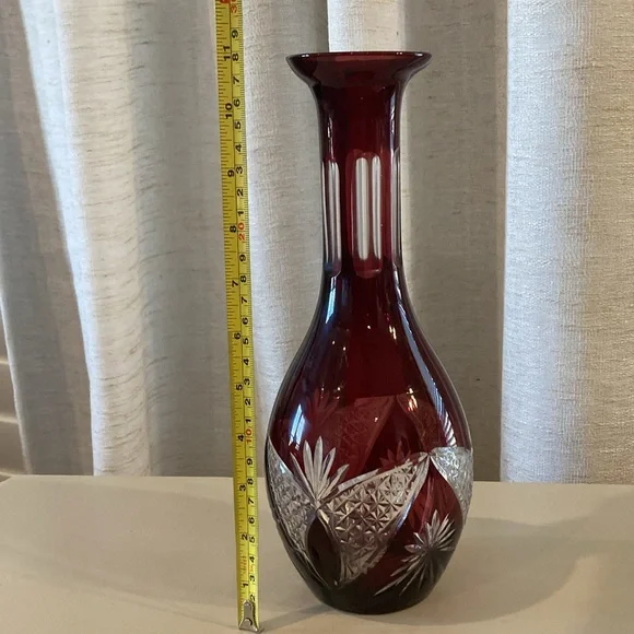 Vintage Bohemian Cut Crystal Decanter - Picture 6 of 9